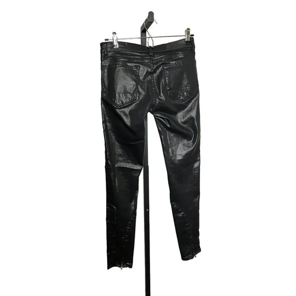 All saints Petrel Brodie Wax Coated Wet Jeans - Picture 5 of 8